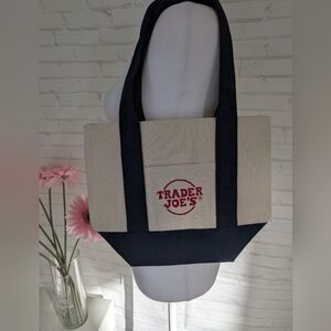NWT Trader Joe's Mini Canvas Tote Bag